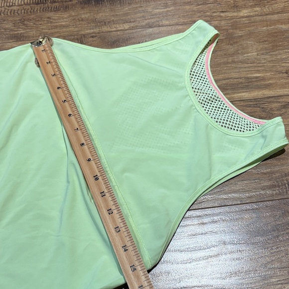 Ivivva by Lululemon Light Greeny yellow bright lightweight Tank Top - Picture 4 of 10